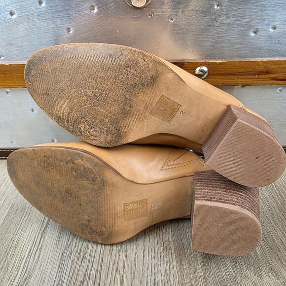 Madewell The Harper Leather Mules Suze 8 - Picture 7 of 8